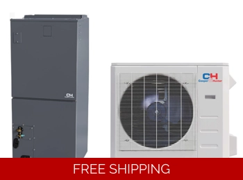 C&H 36K-Btu 15.8 SEER2 Central-AHU Mini Split Heat Pump (-13°F) 9 EER/9.3 HSPF (R454B)